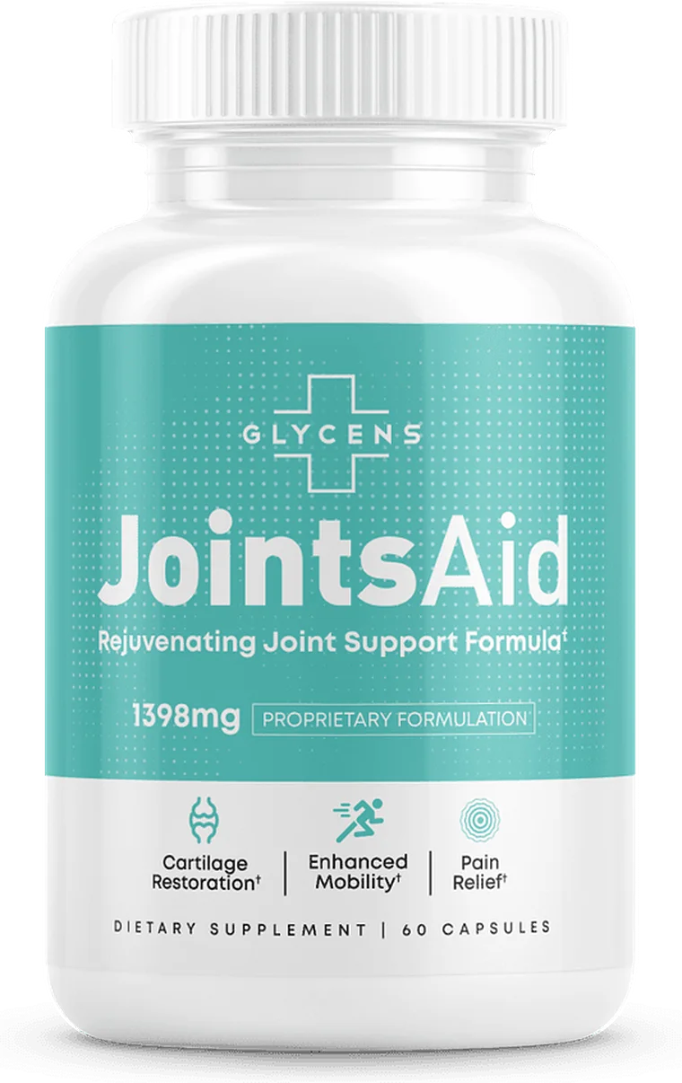 JointsAid bottle by Glycens, 60 capsules